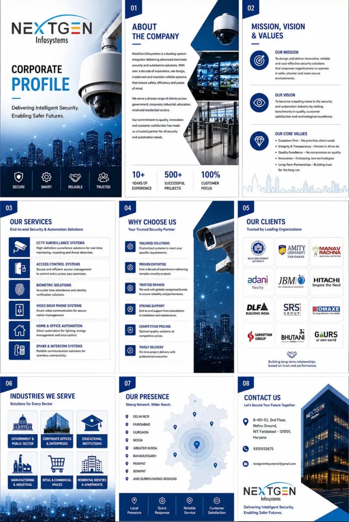 NextGen Infosystems corporate profile, services, clients and Delhi NCR presence